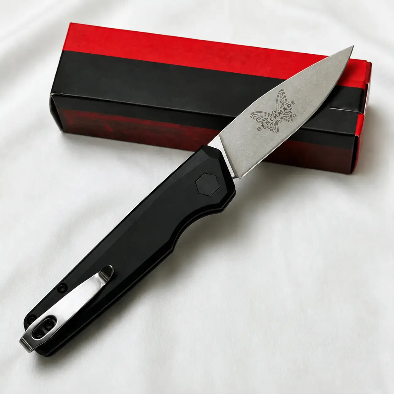 7551 Minimalist-Style Folding Knife with Aluminum Handle —Lightweight Everyday Carry (EDC) Gear, Ideal for Camping and Outdoor Activities
