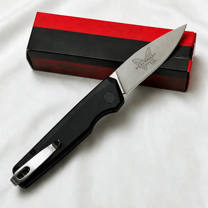 7551 Minimalist-Style Folding Knife with Aluminum Handle —Lightweight Everyday Carry (EDC) Gear, Ideal for Camping and Outdoor Activities