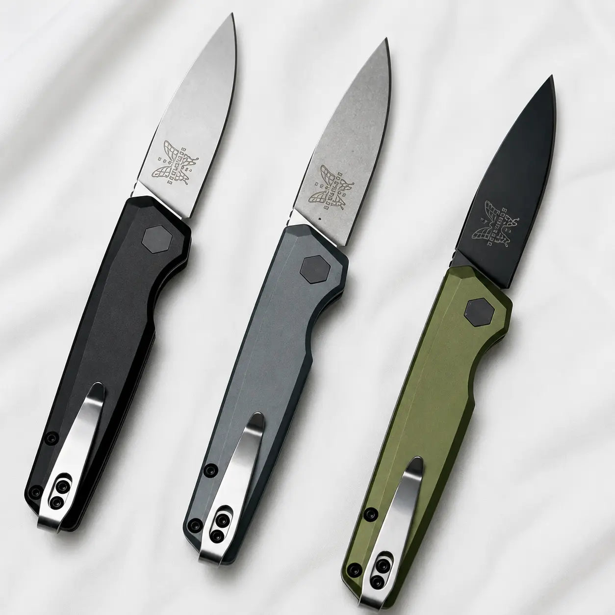 7551 Minimalist-Style Folding Knife with Aluminum Handle —Lightweight Everyday Carry (EDC) Gear, Ideal for Camping and Outdoor Activities